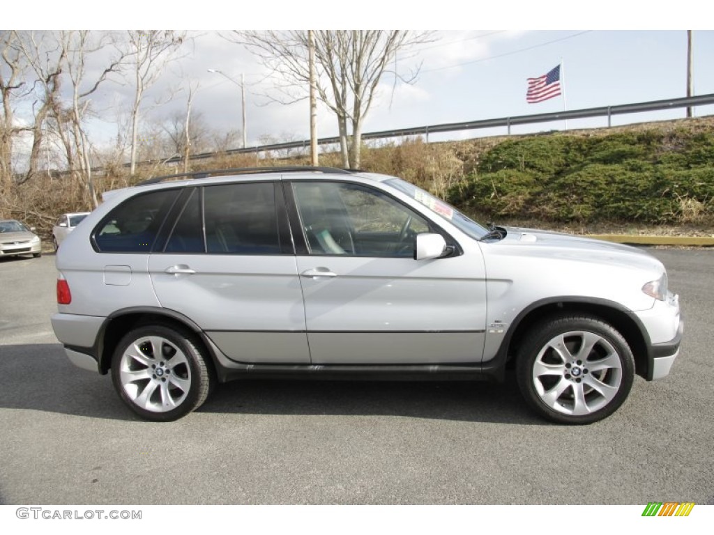 Titanium Silver Metallic 2005 BMW X5 4.8is Exterior Photo #57262556