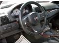 Black 2005 BMW X5 4.8is Steering Wheel