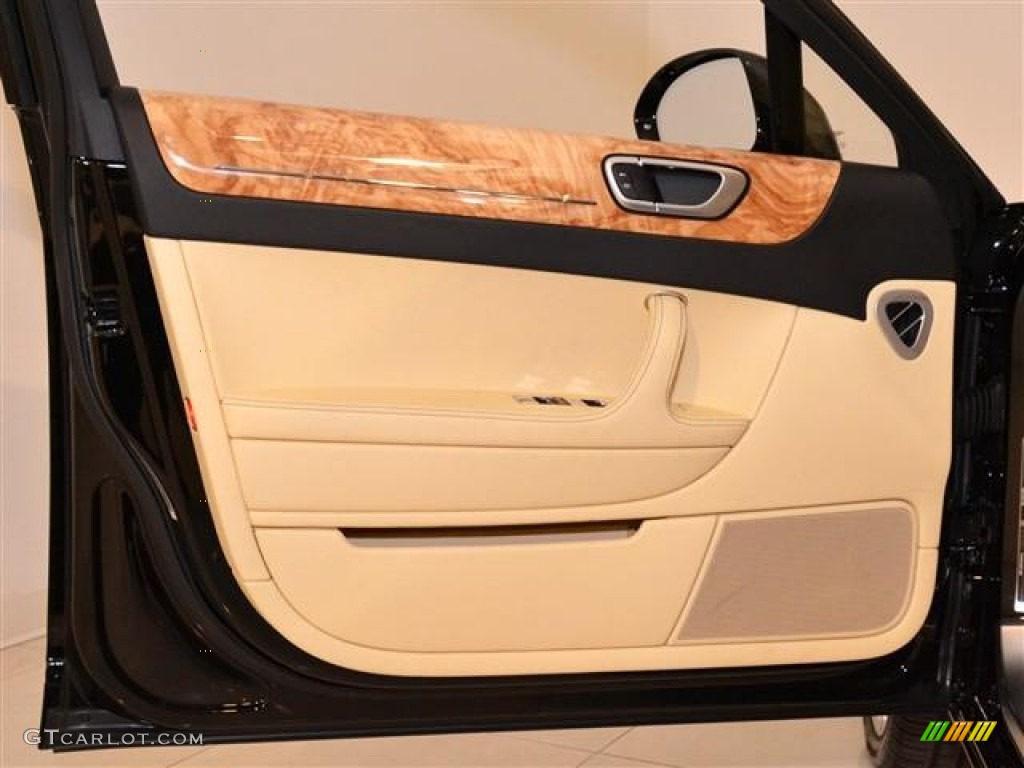 2012 Bentley Continental Flying Spur Standard Continental Flying Spur Model Magnolia/Beluga Door Panel Photo #57264377