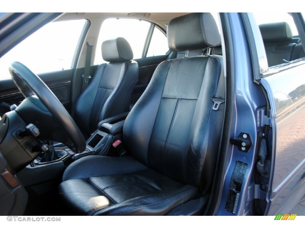 2002 5 Series 540i Sedan - Steel Blue Metallic / Black photo #25