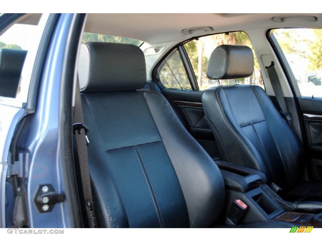 2002 5 Series 540i Sedan - Steel Blue Metallic / Black photo #26