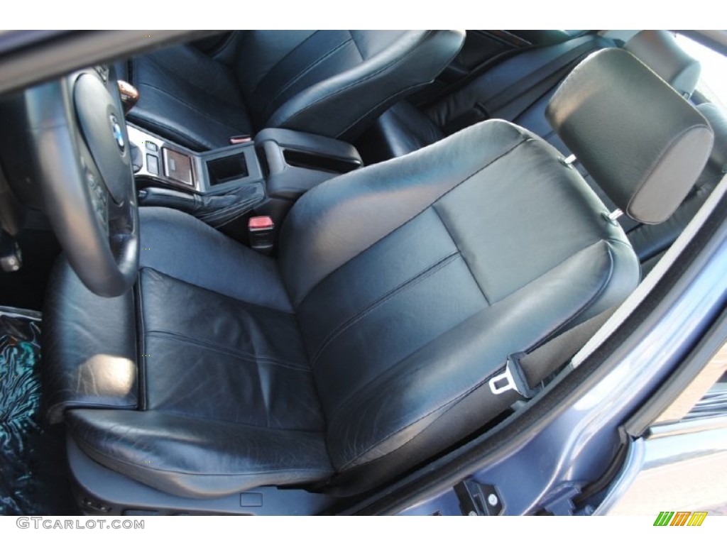 2002 5 Series 540i Sedan - Steel Blue Metallic / Black photo #27