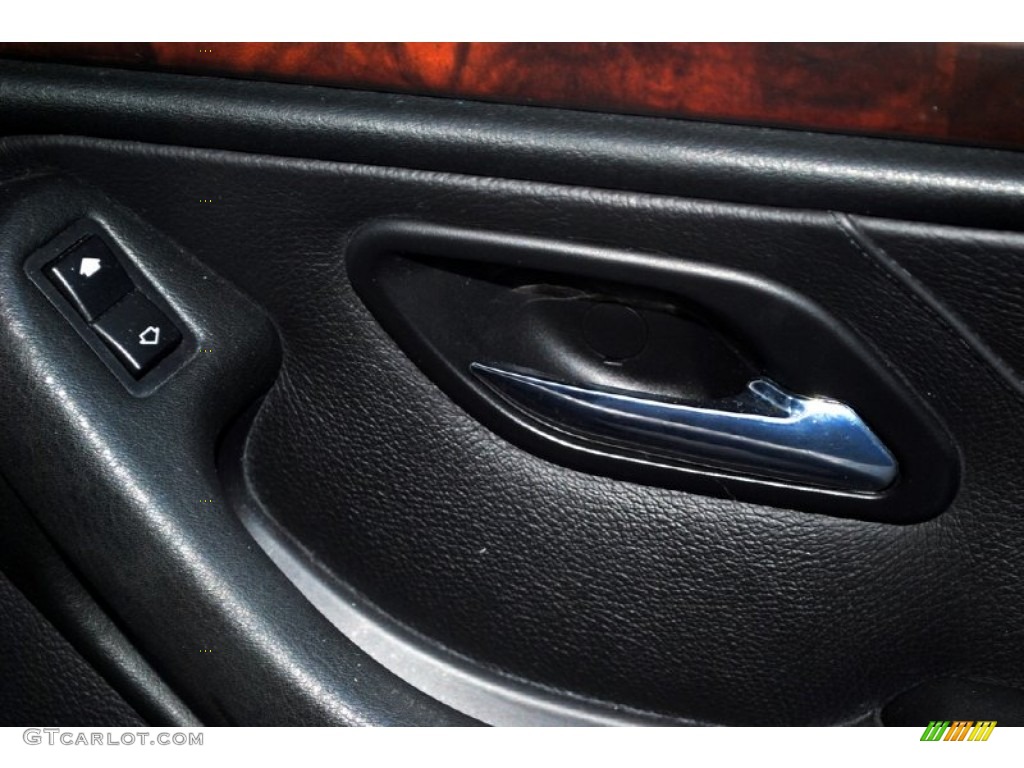 2002 5 Series 540i Sedan - Steel Blue Metallic / Black photo #52