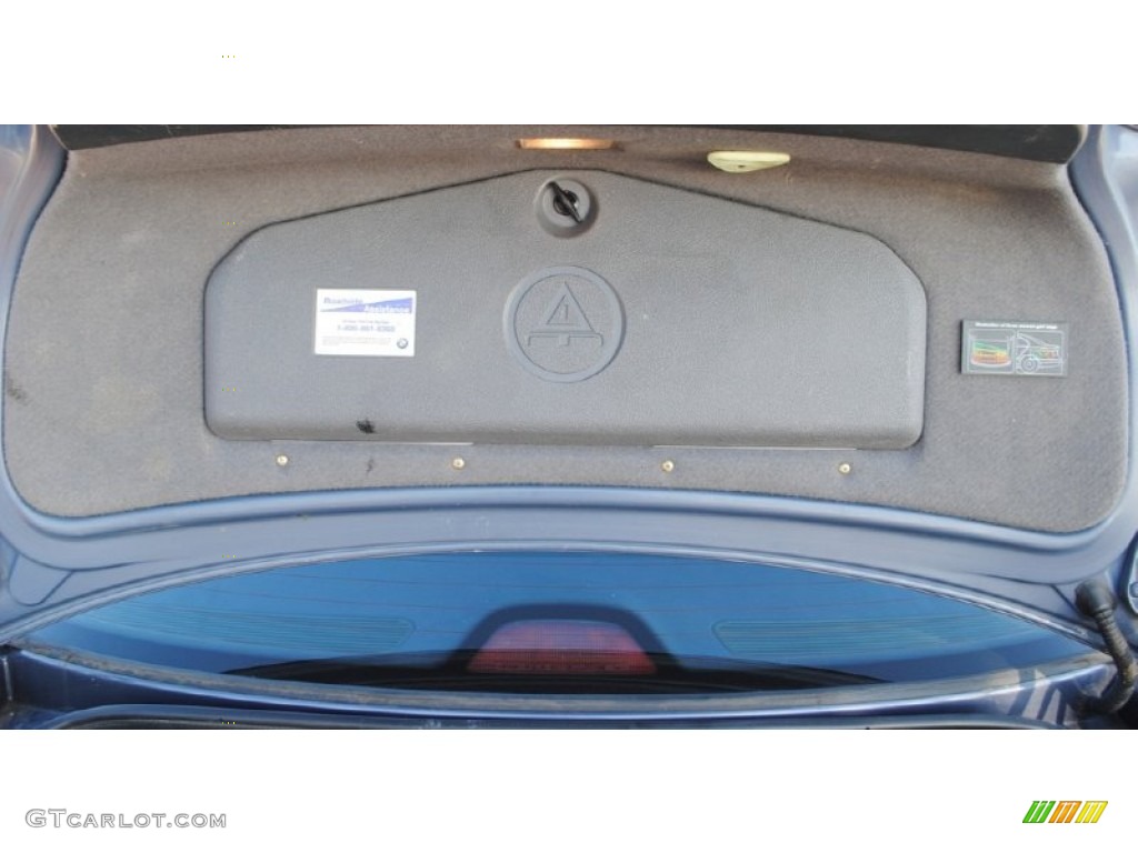 2002 5 Series 540i Sedan - Steel Blue Metallic / Black photo #60