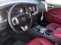 Black/Red 2012 Dodge Charger SXT Plus Interior Color
