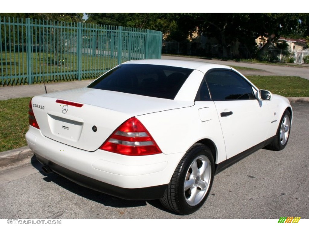 1998 SLK 230 Kompressor Roadster - Polar White / Charcoal photo #7