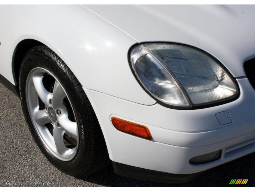 1998 SLK 230 Kompressor Roadster - Polar White / Charcoal photo #19