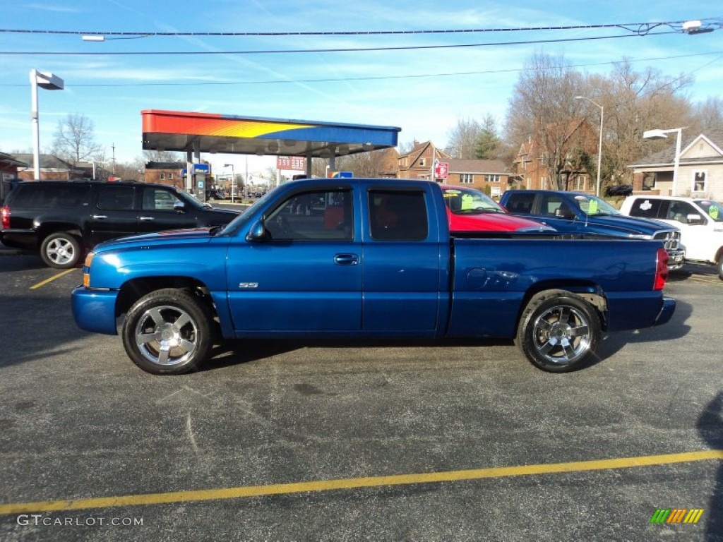 2003 Silverado 1500 SS Extended Cab AWD - Arrival Blue Metallic / Dark Charcoal photo #1