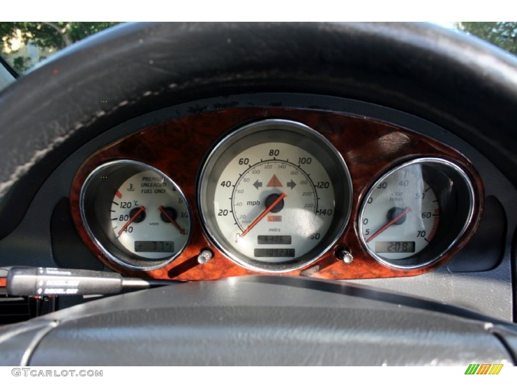 1998 SLK 230 Kompressor Roadster - Polar White / Charcoal photo #50