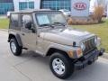 2005 Light Khaki Metallic Jeep Wrangler X 4x4  photo #2