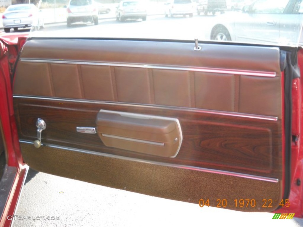1972 Buick Skylark Custom Hardtop Coupe Saddle Door Panel Photo #57268925