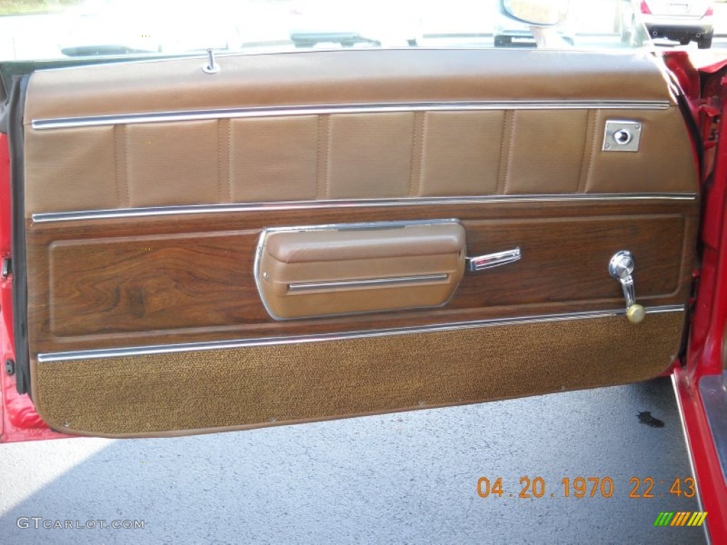 1972 Buick Skylark Custom Hardtop Coupe Saddle Door Panel Photo #57268979