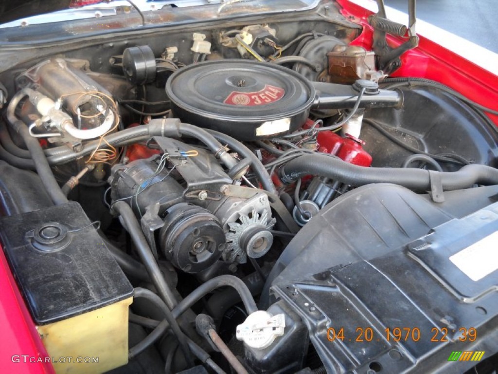 1972 Buick Skylark Custom Hardtop Coupe 350 cid 4bbl OHV 16-Valve V8 Engine Photo #57269045