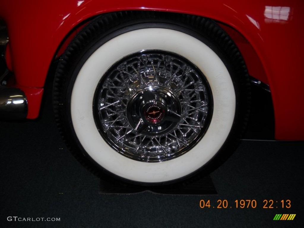 1956 Thunderbird Roadster - Fiesta Red / Tan/White photo #3