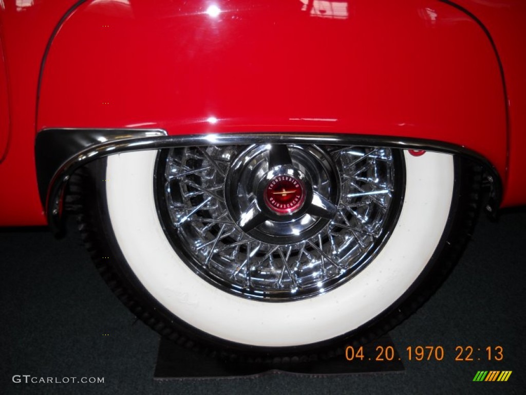1956 Thunderbird Roadster - Fiesta Red / Tan/White photo #4