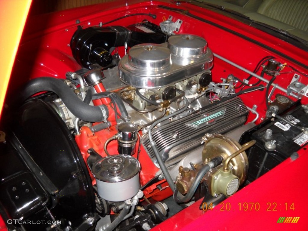 1956 Thunderbird Roadster - Fiesta Red / Tan/White photo #6