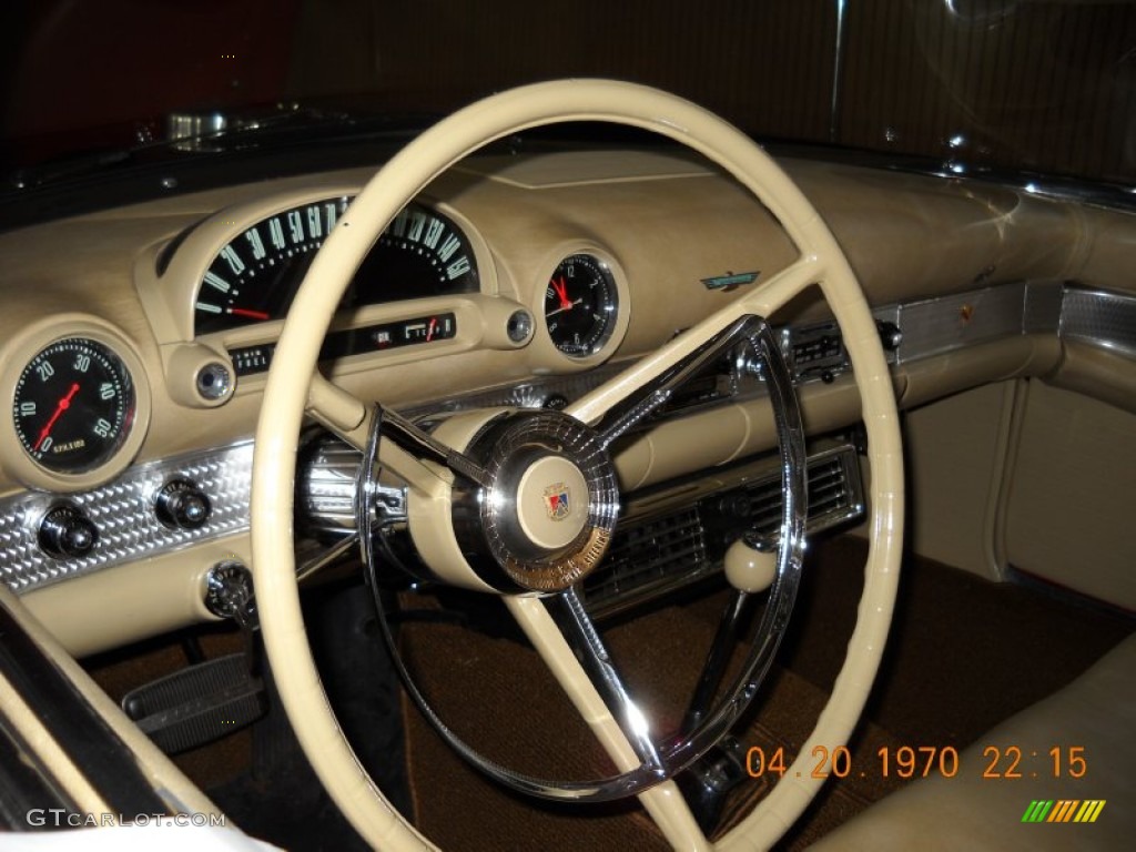 1956 Thunderbird Roadster - Fiesta Red / Tan/White photo #13