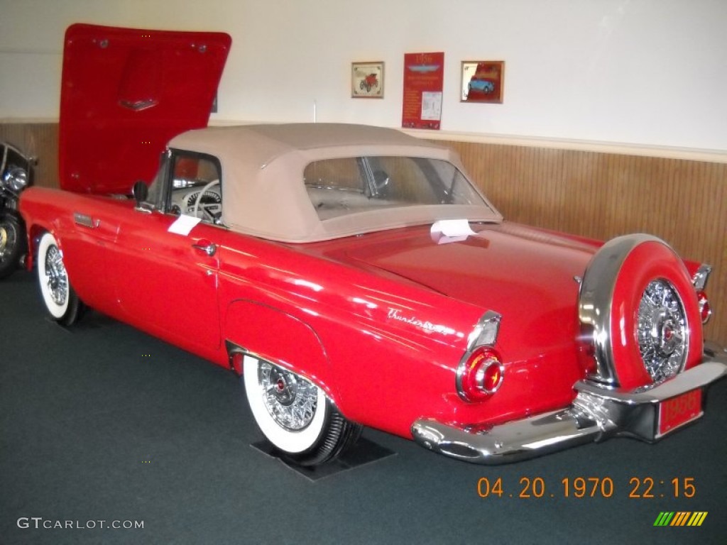 Fiesta Red 1956 Ford Thunderbird Roadster Exterior Photo #57269177