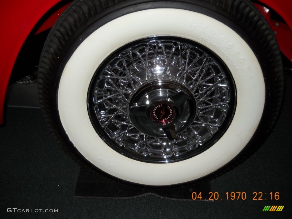 1956 Thunderbird Roadster - Fiesta Red / Tan/White photo #20