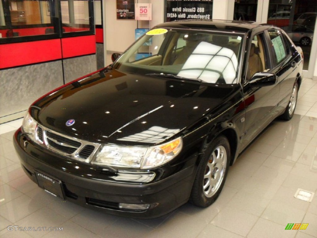 2001 9-5 Sedan - Black / Warm Beige photo #1