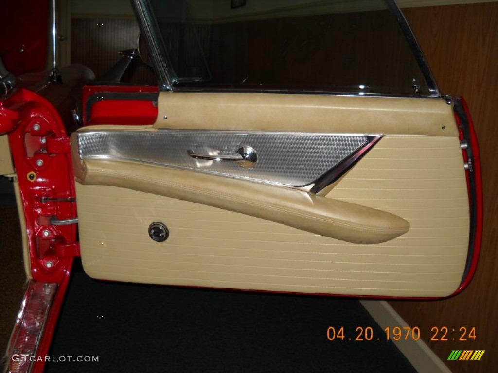 1956 Thunderbird Roadster - Fiesta Red / Tan/White photo #34