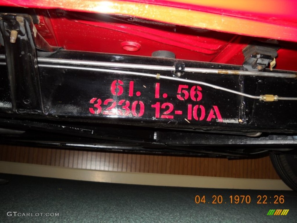 1956 Thunderbird Roadster - Fiesta Red / Tan/White photo #43