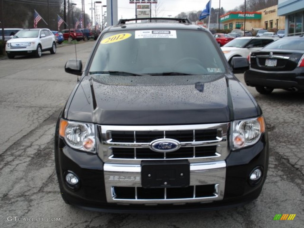 2012 Escape Limited V6 4WD - Ebony Black / Charcoal Black photo #2