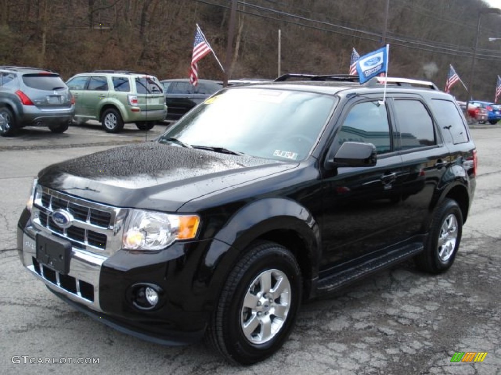 2012 Escape Limited V6 4WD - Ebony Black / Charcoal Black photo #3