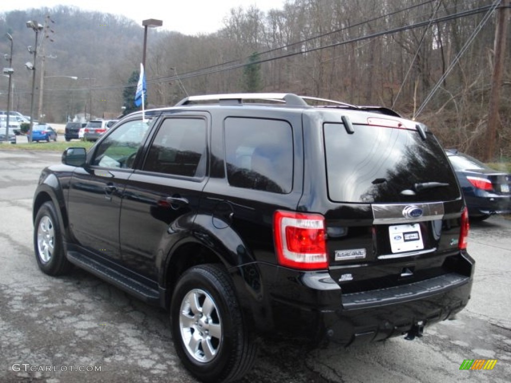 2012 Escape Limited V6 4WD - Ebony Black / Charcoal Black photo #4