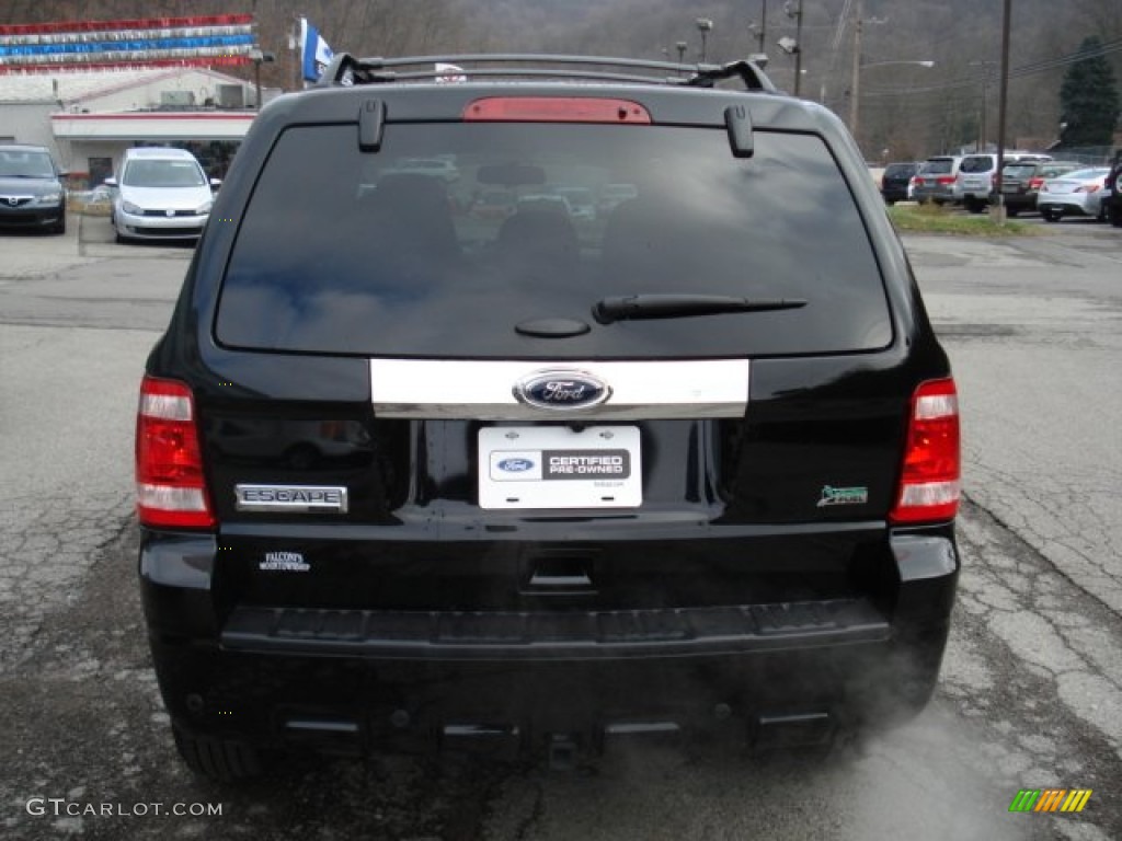2012 Escape Limited V6 4WD - Ebony Black / Charcoal Black photo #5