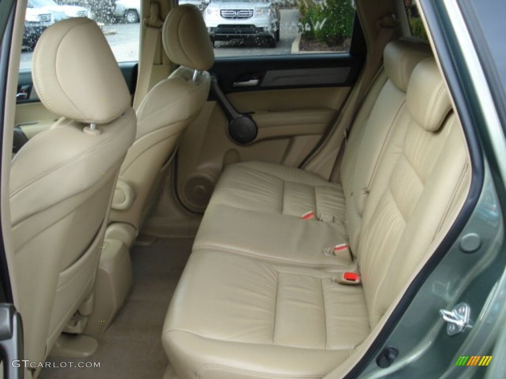 2008 CR-V EX-L 4WD - Green Tea Metallic / Ivory photo #10