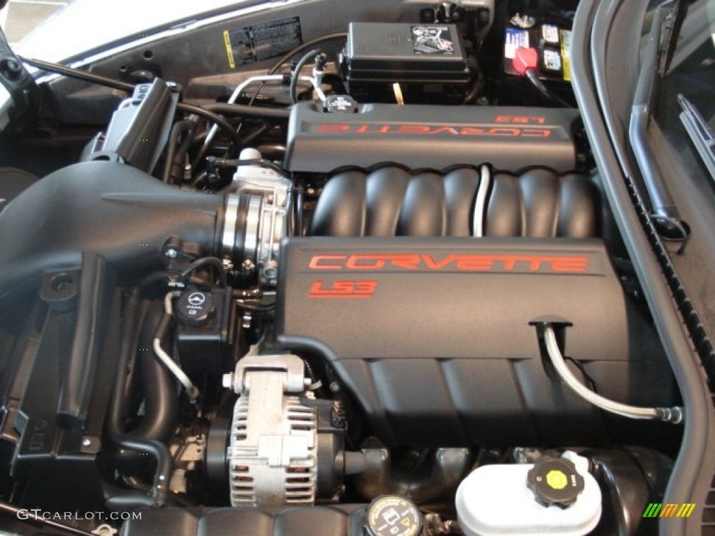 2009 Chevrolet Corvette Coupe 6.2 Liter OHV 16-Valve LS3 V8 Engine Photo #57270275