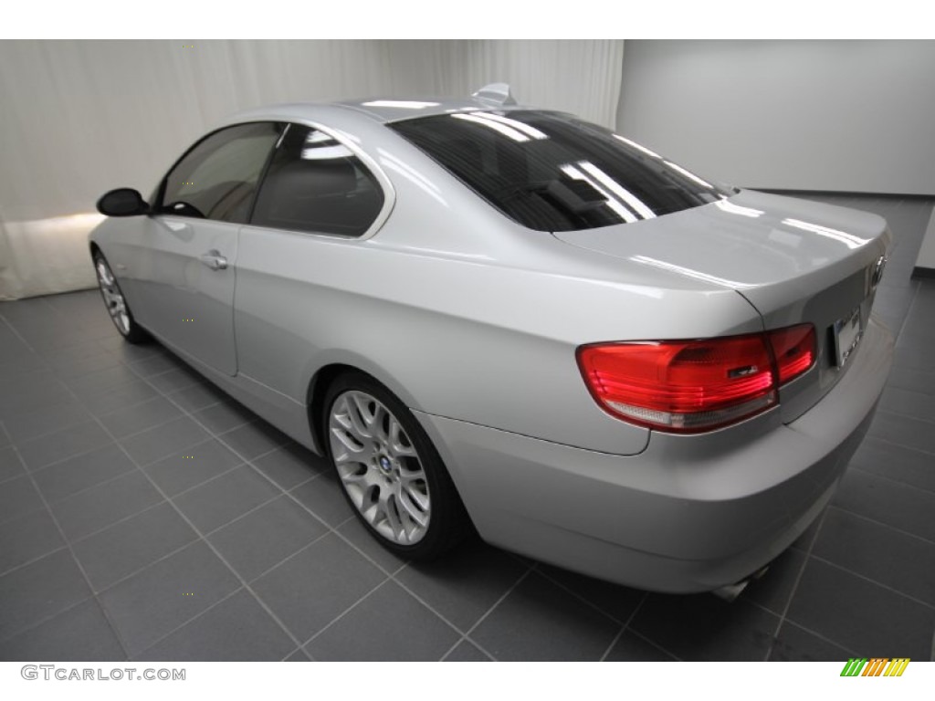 2009 3 Series 328i Coupe - Titanium Silver Metallic / Black photo #14