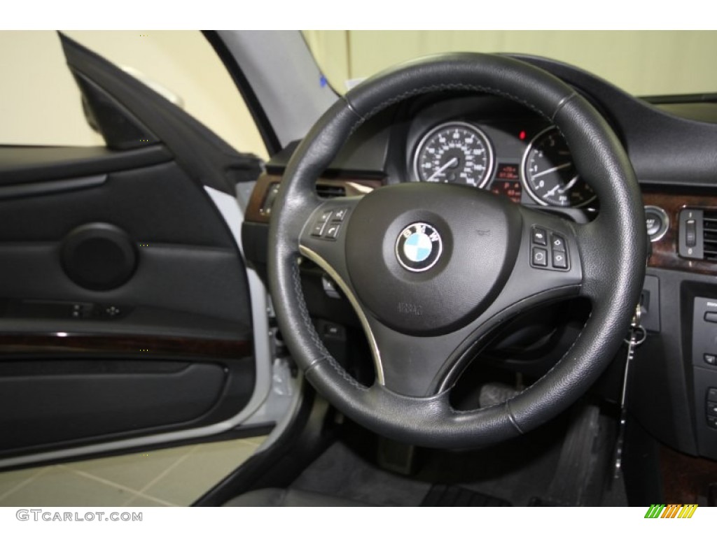 2009 3 Series 328i Coupe - Titanium Silver Metallic / Black photo #34