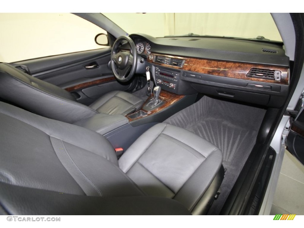 2009 3 Series 328i Coupe - Titanium Silver Metallic / Black photo #38