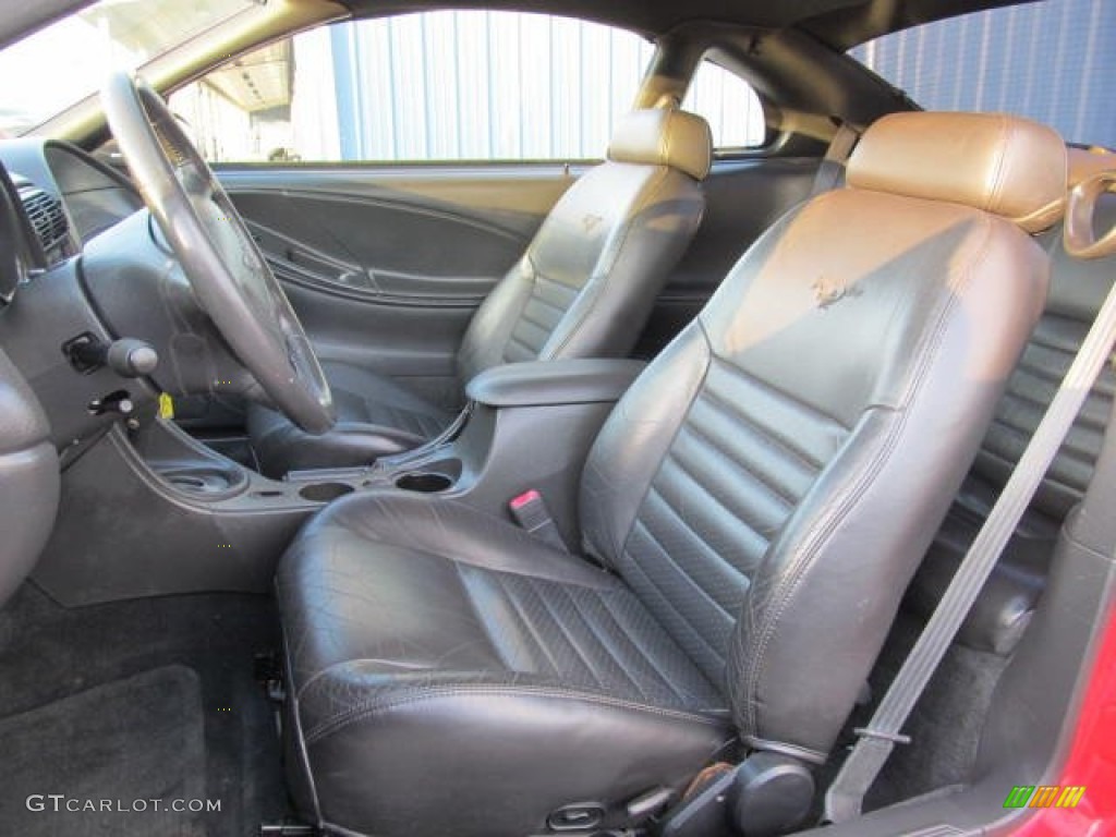 Dark Charcoal Interior 2002 Ford Mustang GT Coupe Photo #57273273