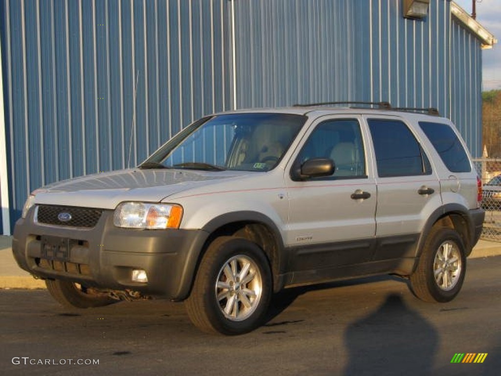 2002 Escape XLT V6 4WD - Satin Silver Metallic / Medium Graphite photo #1