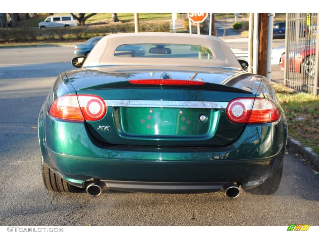 Emerald Fire Metallic 2008 Jaguar XK XK8 Convertible Exterior Photo #57273366