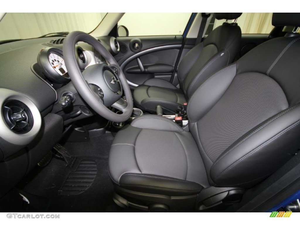 Carbon Black Interior 2012 Mini Cooper S Countryman Photo #57273459