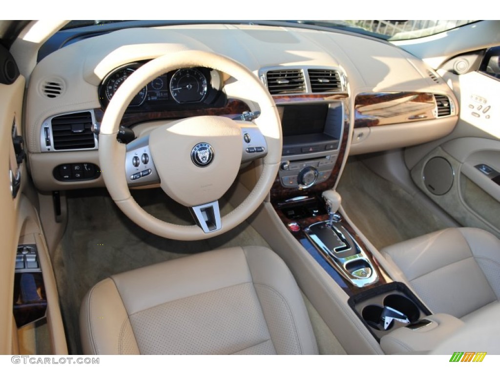 Caramel Interior 2008 Jaguar XK XK8 Convertible Photo #57273516