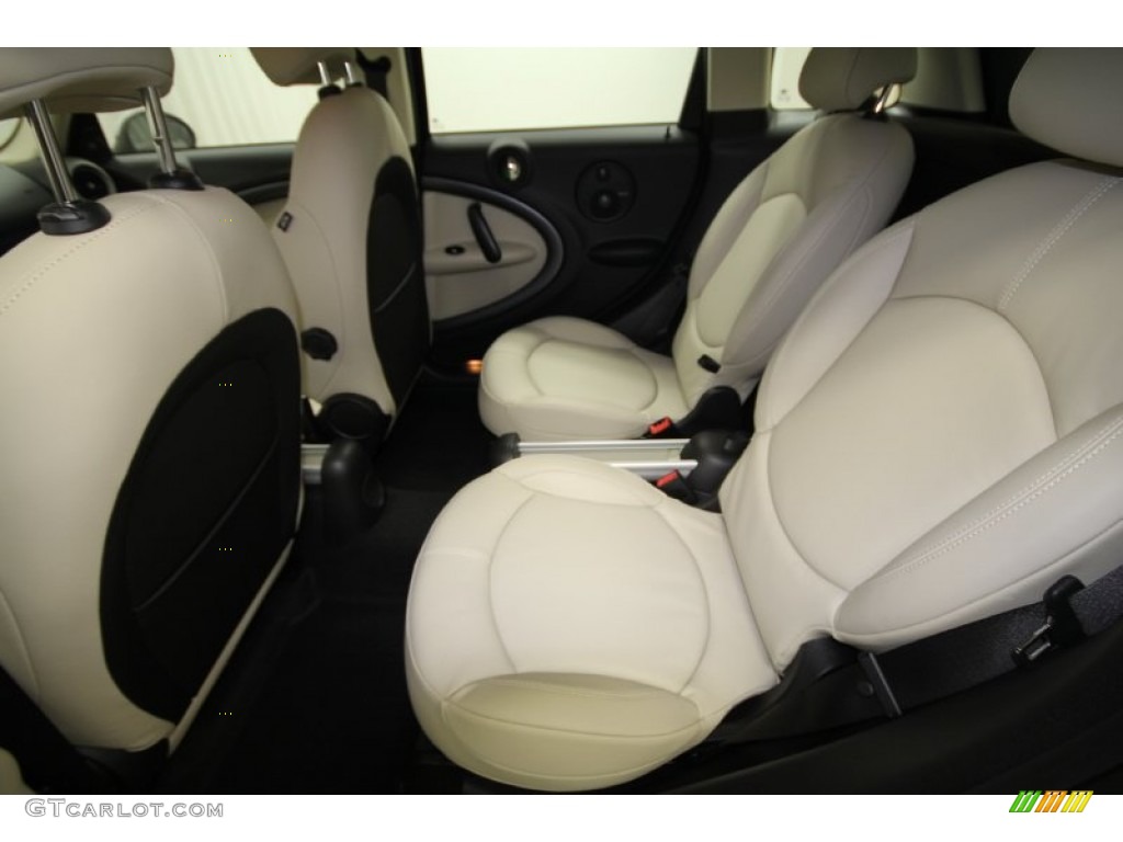 Gravity Polar Beige Leather Interior 2012 Mini Cooper S Countryman Photo #57273689