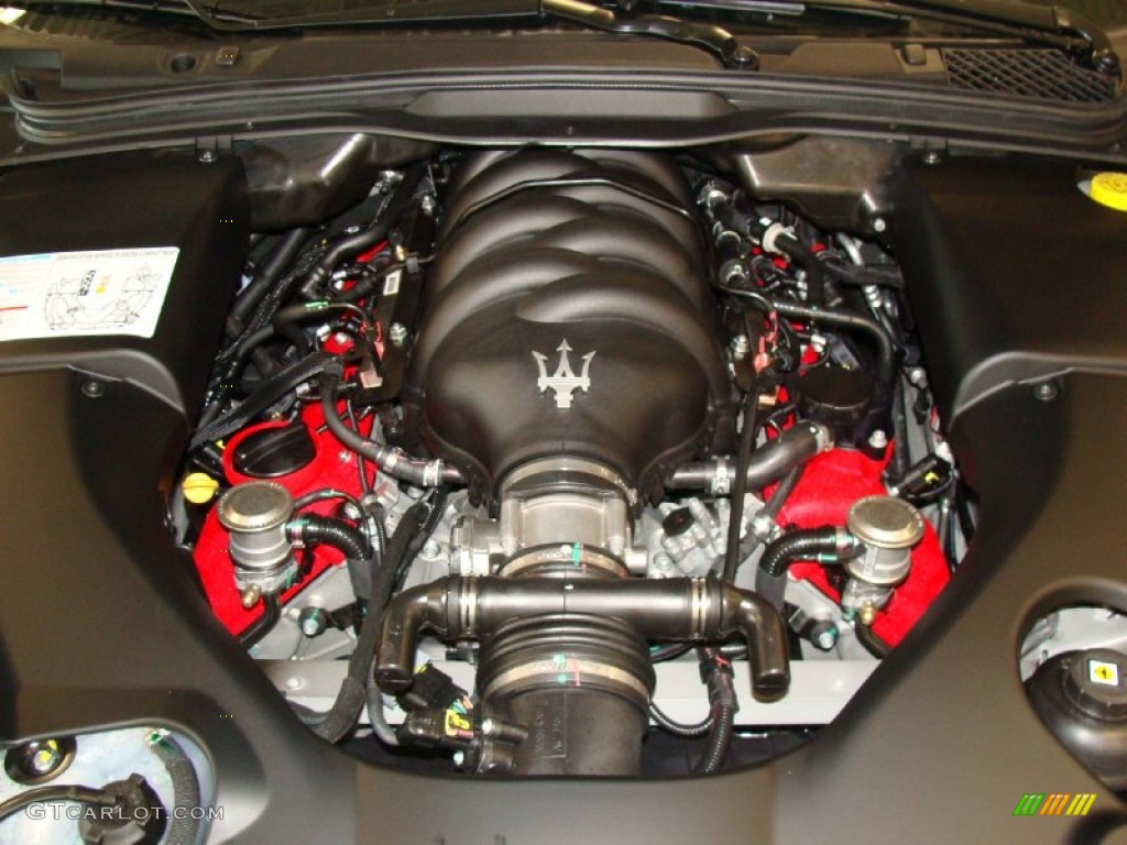 2012 Maserati GranTurismo S Automatic 4.7 Liter DOHC 32-Valve VVT V8 Engine Photo #57273693