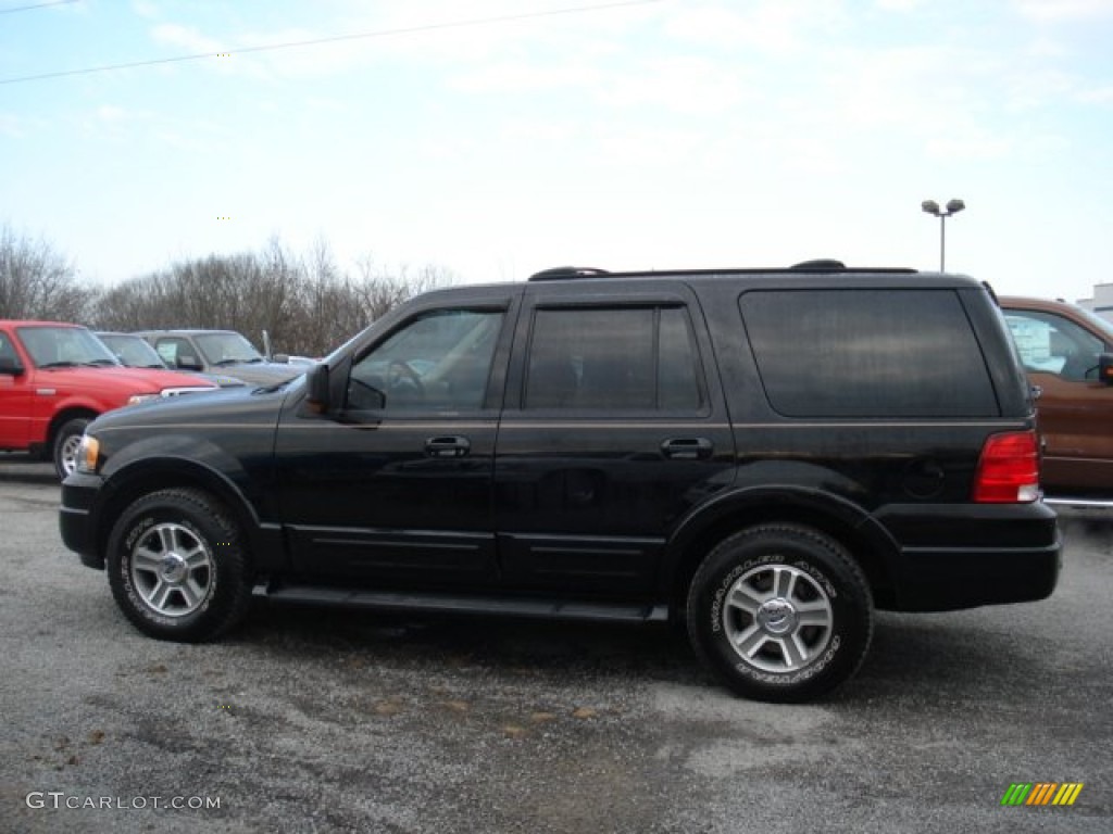 2004 Expedition Eddie Bauer 4x4 - Black / Medium Parchment photo #5