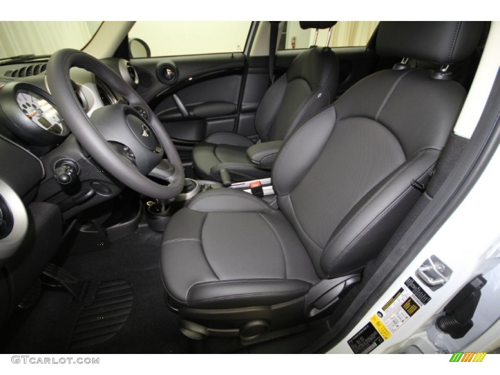 Carbon Black Interior 2012 Mini Cooper S Countryman Photo #57274150
