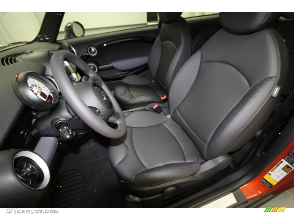 Carbon Black Interior 2012 Mini Cooper S Hardtop Photo #57274382