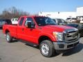 Vermillion Red 2012 Ford F350 Super Duty XLT SuperCab 4x4 Exterior