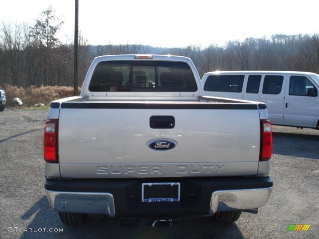 2012 F250 Super Duty XLT SuperCab 4x4 - Ingot Silver Metallic / Steel photo #7