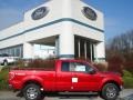 2011 Red Candy Metallic Ford F150 Lariat SuperCab 4x4  photo #1