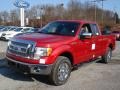 2011 Red Candy Metallic Ford F150 Lariat SuperCab 4x4  photo #4