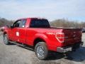 2011 Red Candy Metallic Ford F150 Lariat SuperCab 4x4  photo #6